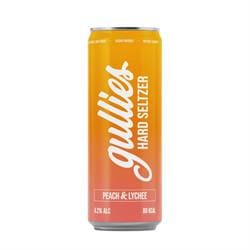 Gullies Hard Seltzer Peach & Lychee 330ml | 4.2% ABV